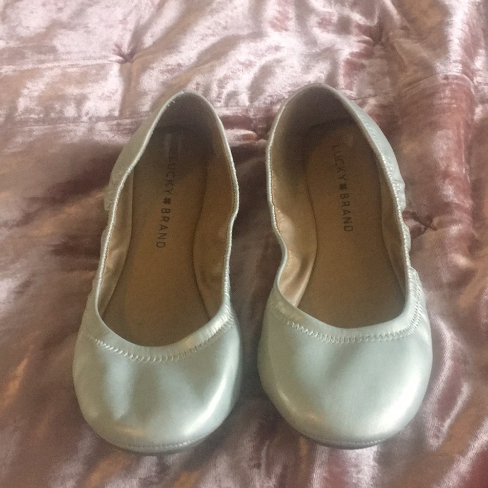 Soft gold Luck Brand Flats
